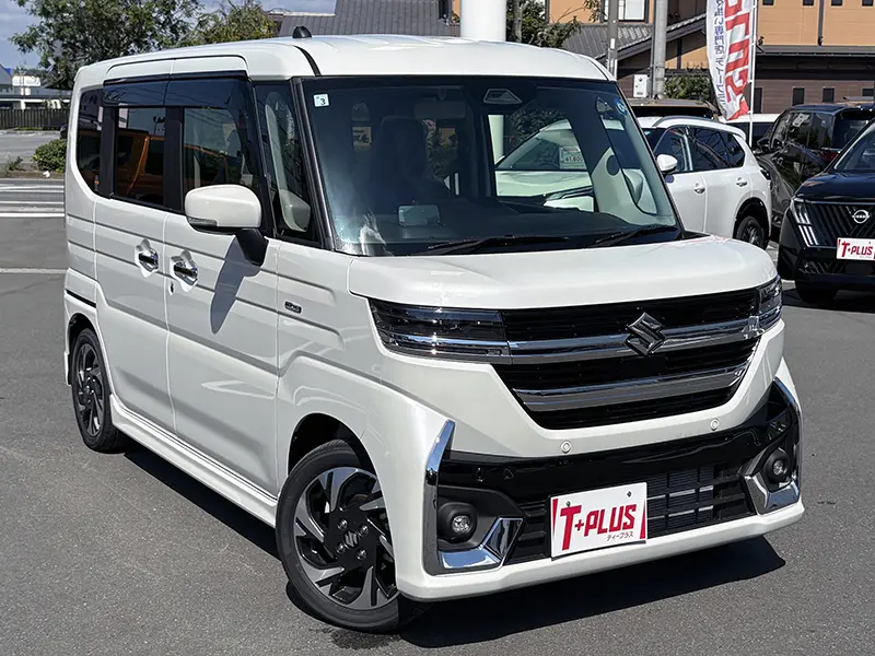 スペーシアカスタム　届出済未使用車　4WD HYBRID XS 在庫車