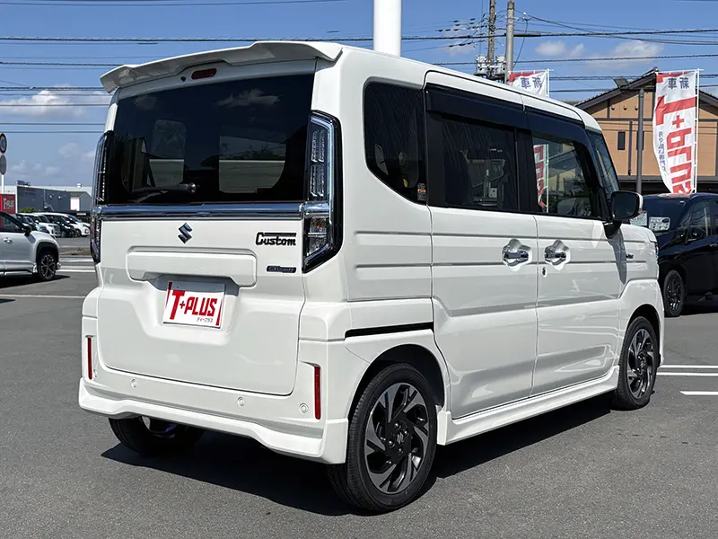 スペーシアカスタム　届出済未使用車　4WD HYBRID XS 在庫車
