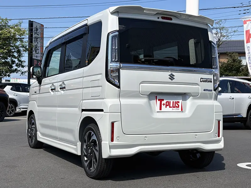 スペーシアカスタム　届出済未使用車　4WD HYBRID XS 在庫車