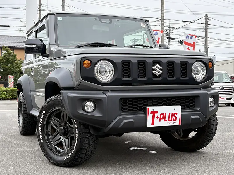 ジムニーシエラ　特選中古車（点検整備付き） JC　4WD　カロッツェリア8型ナビ　(地デジ/CD/DVD/Bluetooth)　ETC　前後ドラレコ　OPEN COUNTRY R/Tタイヤ 在庫車