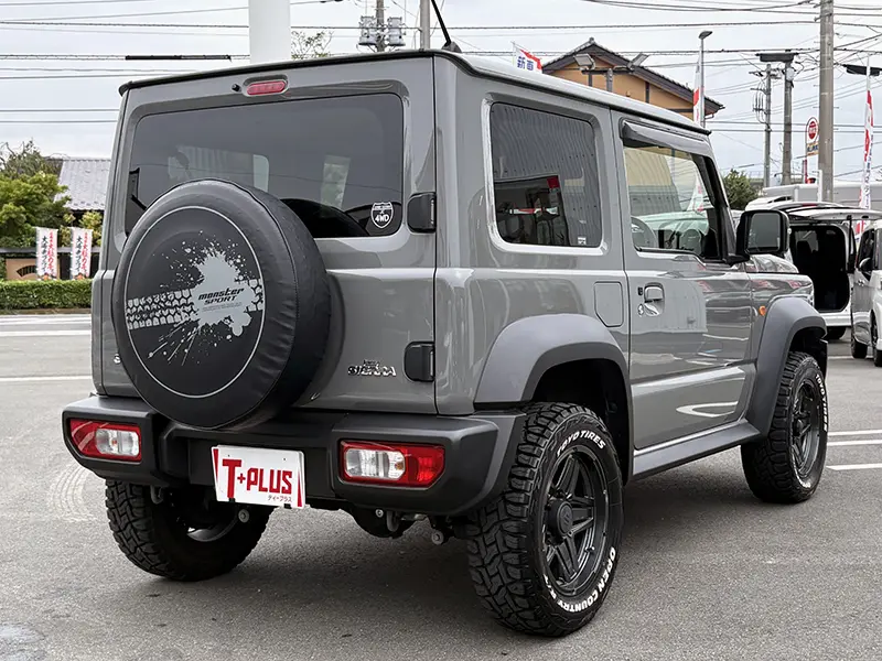 ジムニーシエラ　特選中古車（点検整備付き） JC　4WD　カロッツェリア8型ナビ　(地デジ/CD/DVD/Bluetooth)　ETC　前後ドラレコ　OPEN COUNTRY R/Tタイヤ 在庫車