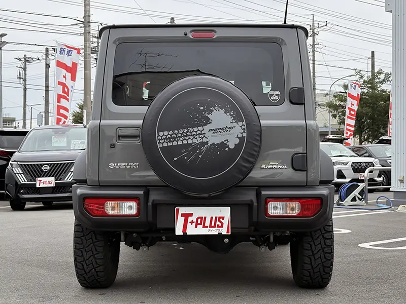 ジムニーシエラ　特選中古車（点検整備付き） JC　4WD　カロッツェリア8型ナビ　(地デジ/CD/DVD/Bluetooth)　ETC　前後ドラレコ　OPEN COUNTRY R/Tタイヤ 在庫車