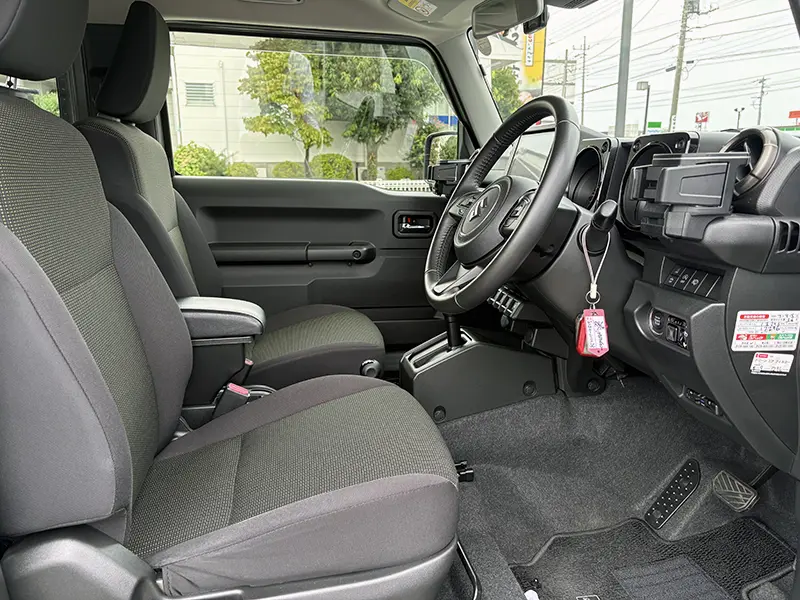 ジムニーシエラ　特選中古車（点検整備付き） JC　4WD　カロッツェリア8型ナビ　(地デジ/CD/DVD/Bluetooth)　ETC　前後ドラレコ　OPEN COUNTRY R/Tタイヤ 在庫車