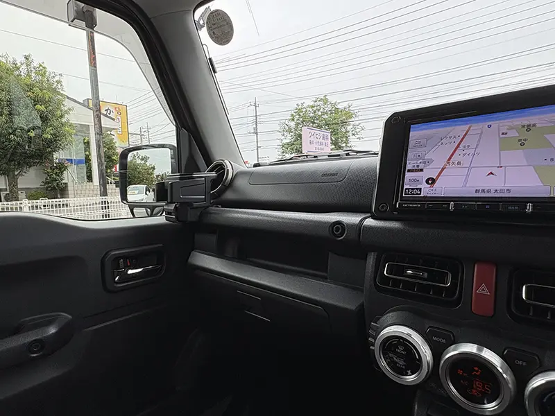 ジムニーシエラ　特選中古車（点検整備付き） JC　4WD　カロッツェリア8型ナビ　(地デジ/CD/DVD/Bluetooth)　ETC　前後ドラレコ　OPEN COUNTRY R/Tタイヤ 在庫車